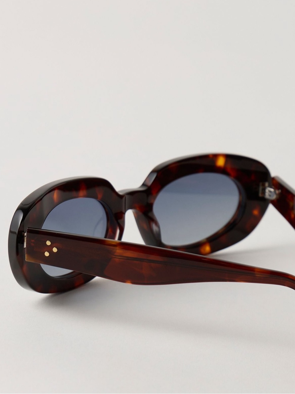 Free People NWT Tortoiseshell Oval Sunglasses 100% UV Protection - Picture 2 of 8